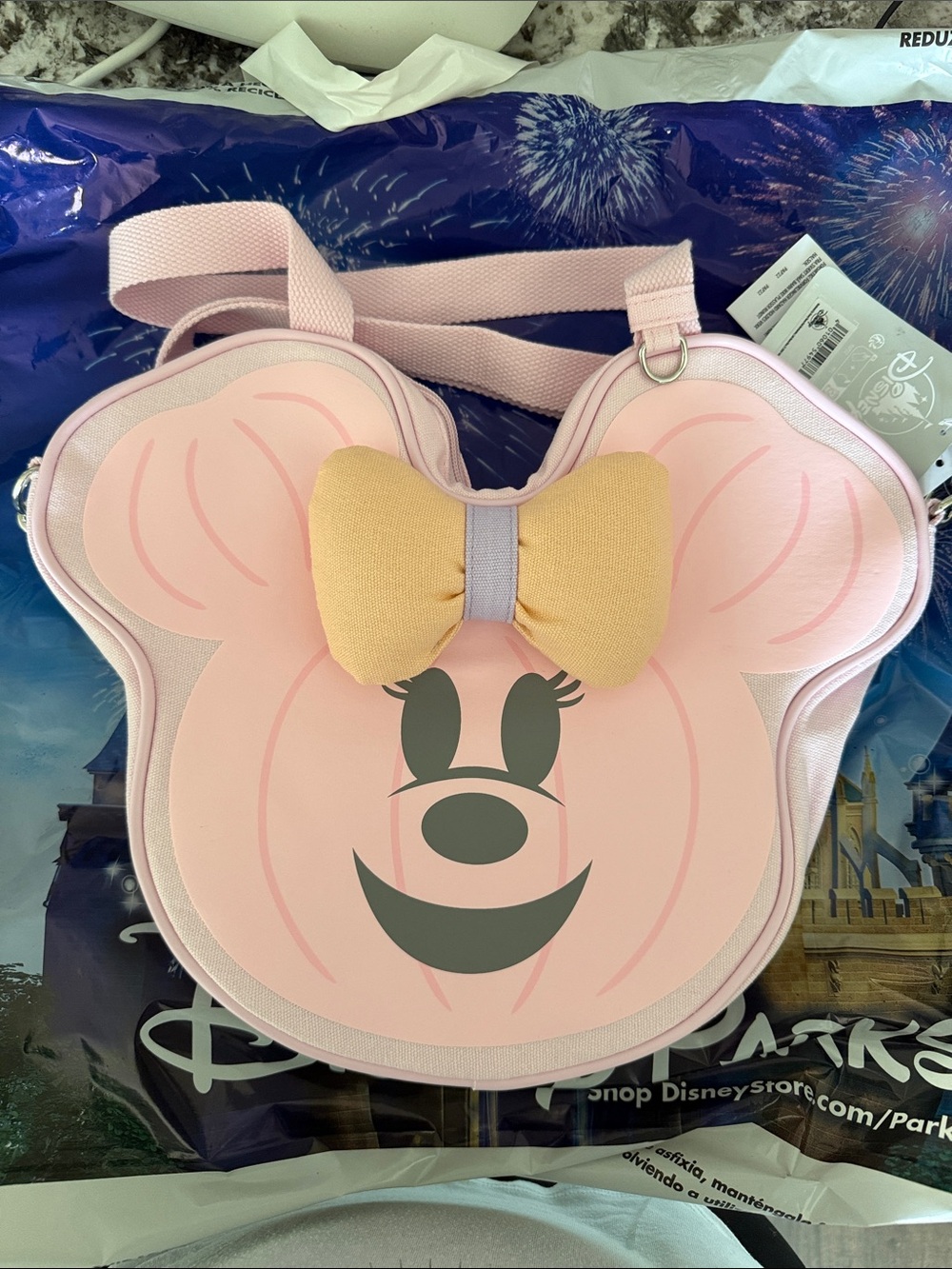 Disney Pink Minnie Mouse mini tote bag